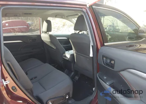 2018 Toyota Highlander Le from USA, damaged, VIN 5TDBZRFH0JS881877